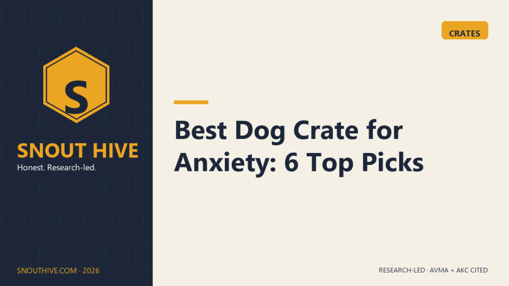 Snout Hive featured — Best Dog Crate for Anxiety 6 Top Picks