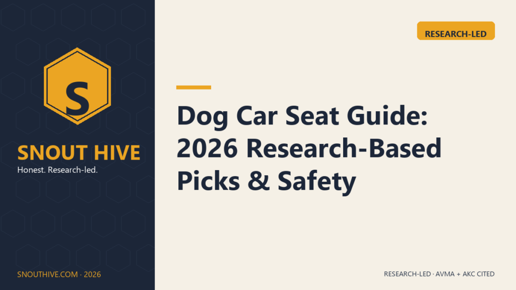 Dog Car Seat Guide: 2026 Research-Based Picks & Safety