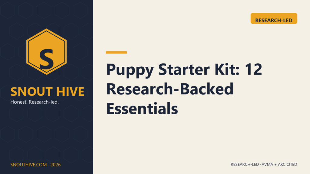 Puppy Starter Kit: 12 Research-Backed Essentials