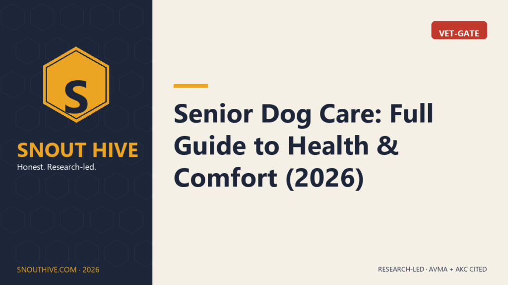 Senior Dog Care: Full Guide to Health & Comfort (2026)