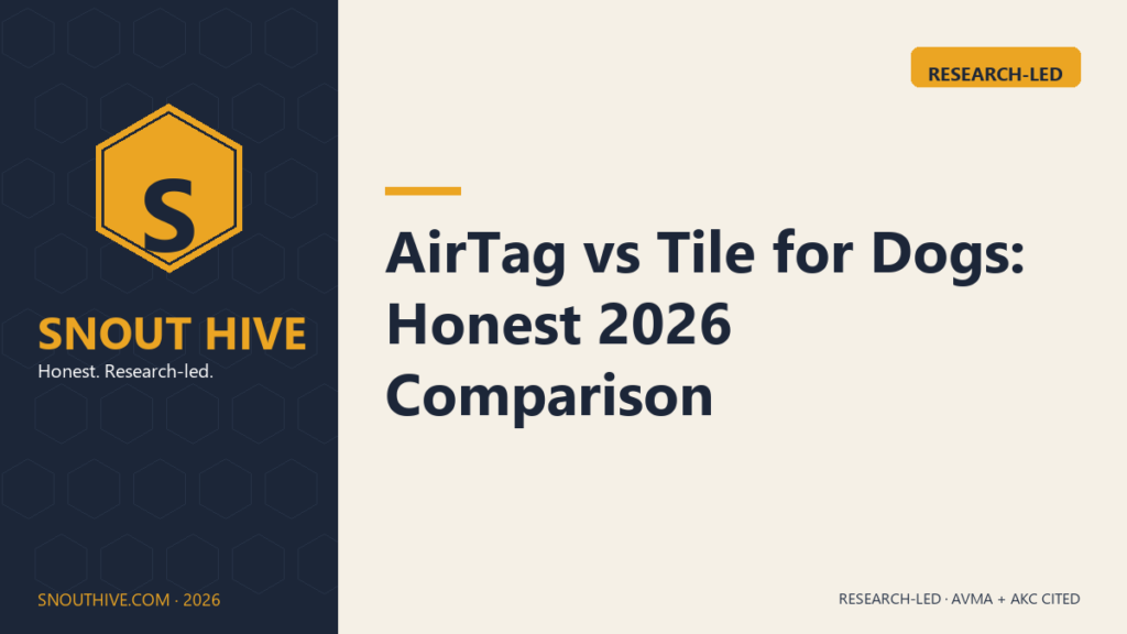 AirTag vs Tile for Dogs: Honest 2026 Comparison