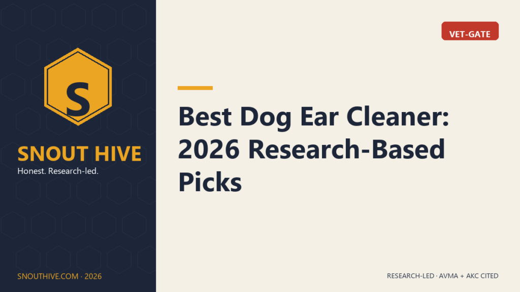 Best Dog Ear Cleaner: 2026 Research-Based Picks