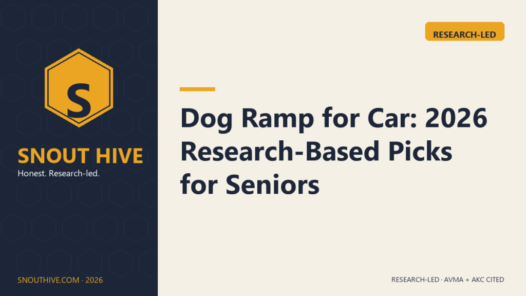 Dog Ramp for Car: 2026 Research-Based Picks for Seniors