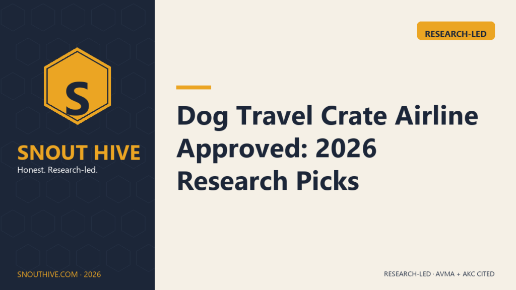 Dog Travel Crate Airline Approved: 2026 Research Picks
