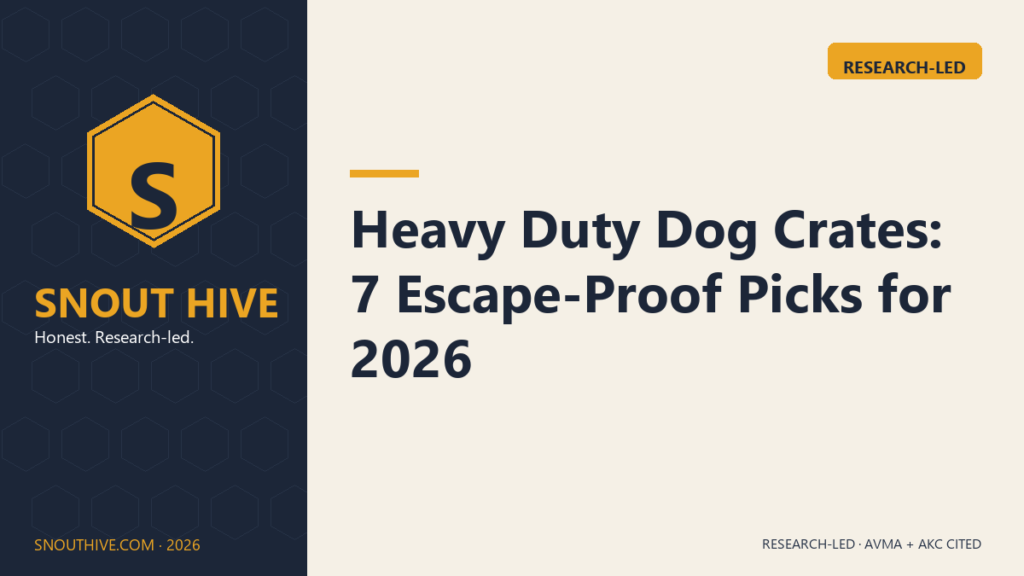 Heavy Duty Dog Crates: 7 Escape-Proof Picks for 2026