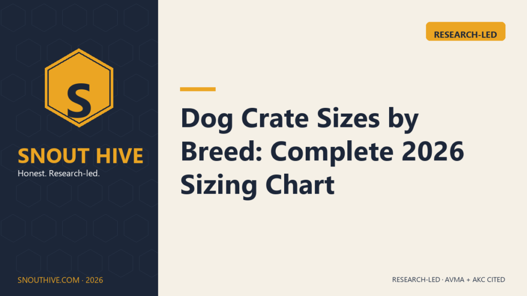Dog Crate Sizes by Breed: Complete 2026 Sizing Chart