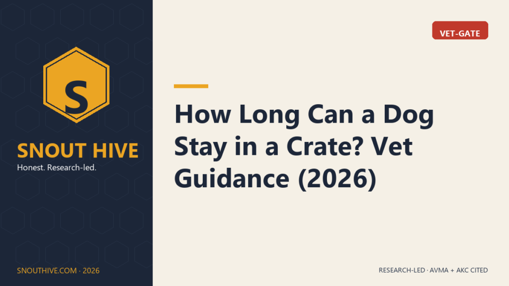 How Long Can a Dog Stay in a Crate? Vet Guidance (2026)