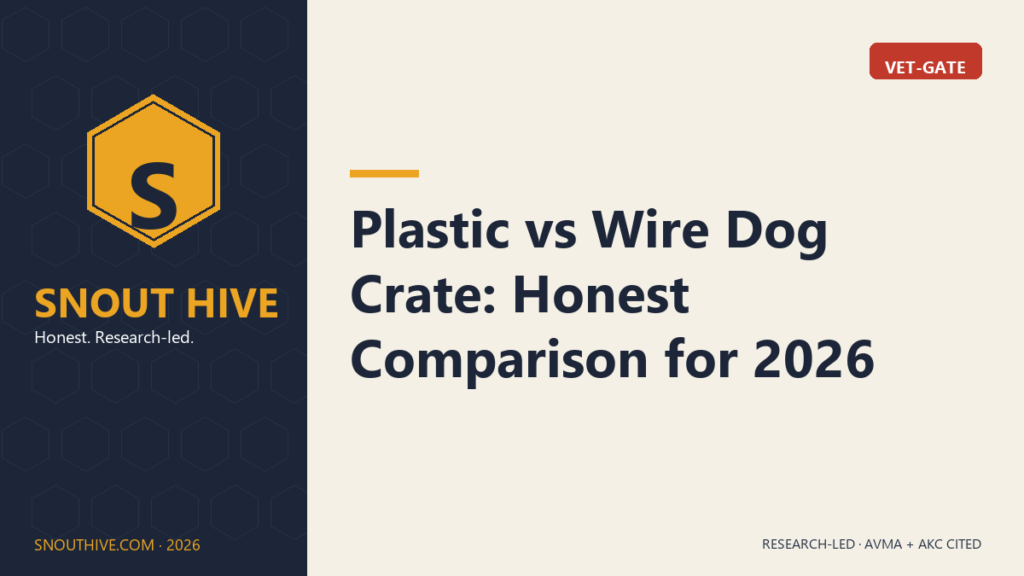 Plastic vs Wire Dog Crate: Honest Comparison for 2026