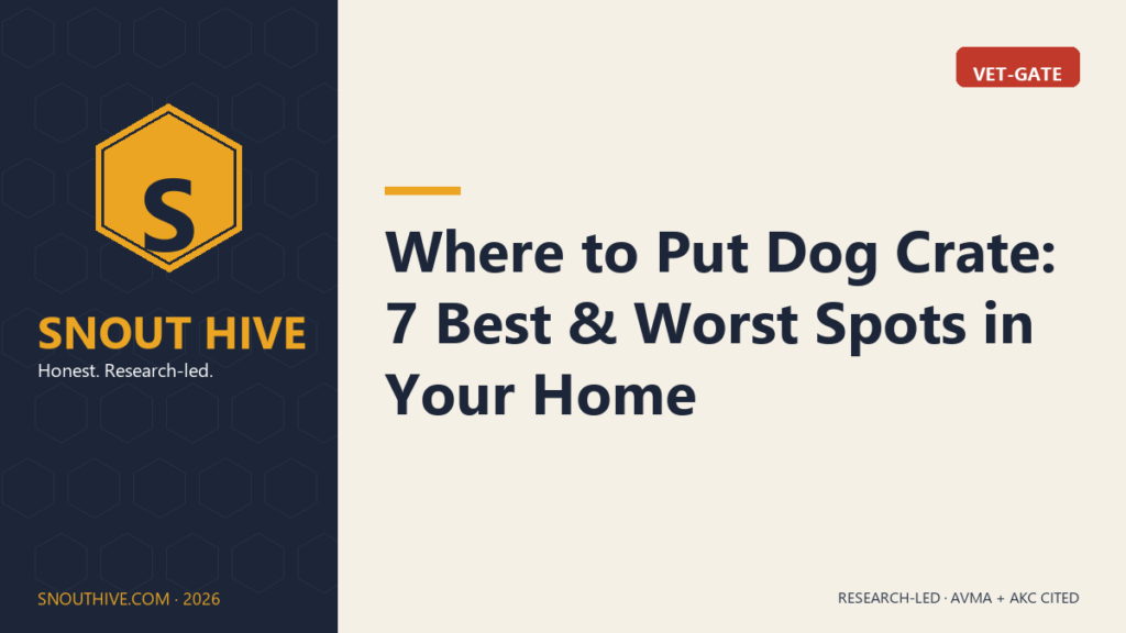 Where to Put Dog Crate: 7 Best & Worst Spots in Your Home