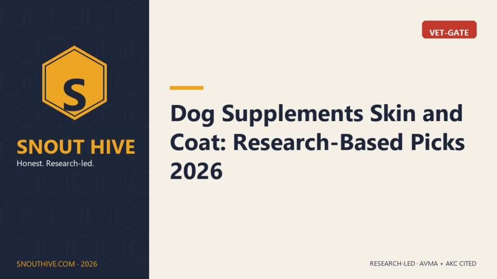 Dog Supplements Skin and Coat: Research-Based Picks 2026
