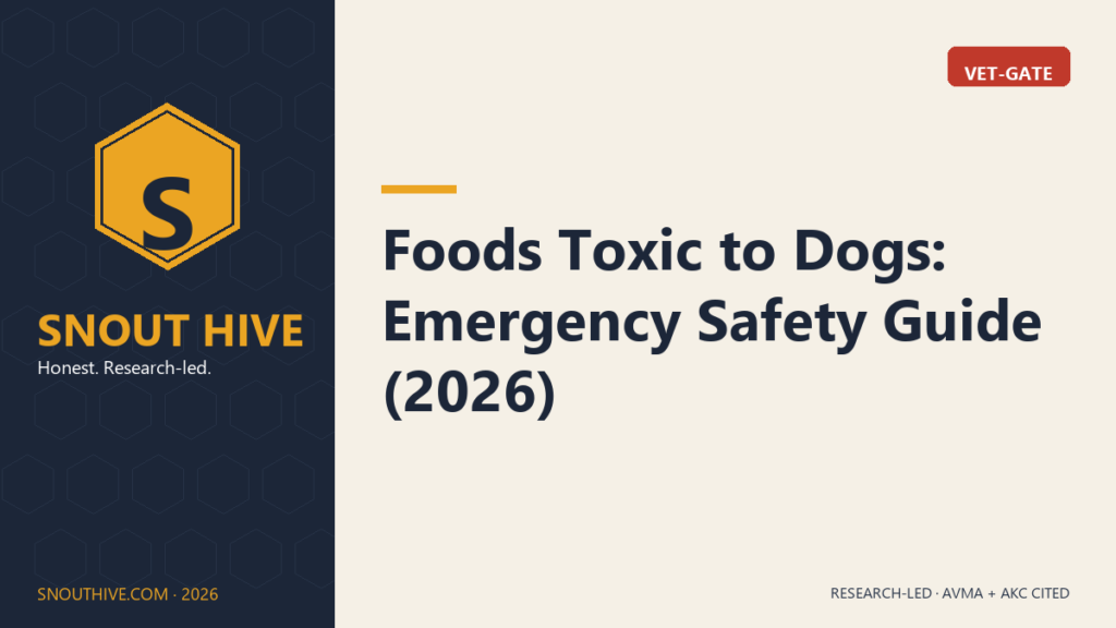 Foods Toxic to Dogs: Emergency Safety Guide (2026)