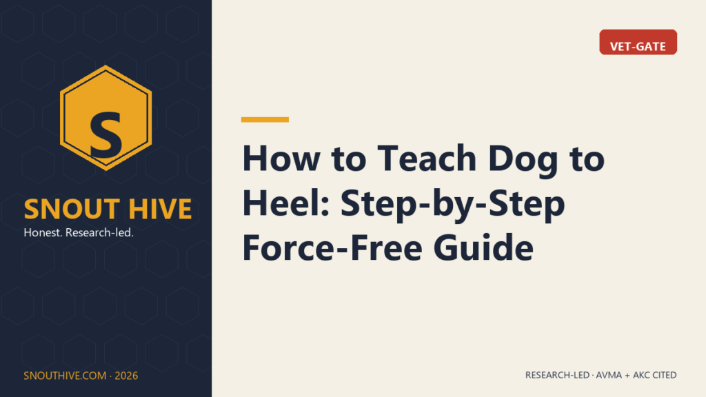 How to Teach Dog to Heel: Step-by-Step Force-Free Guide