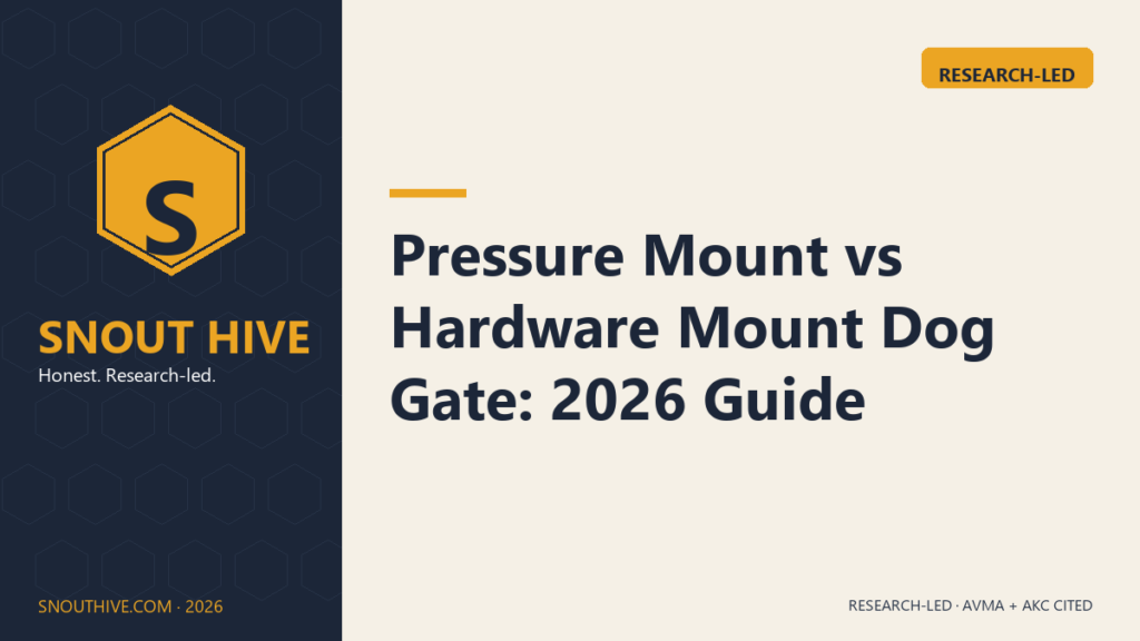 Pressure Mount vs Hardware Mount Dog Gate: 2026 Guide