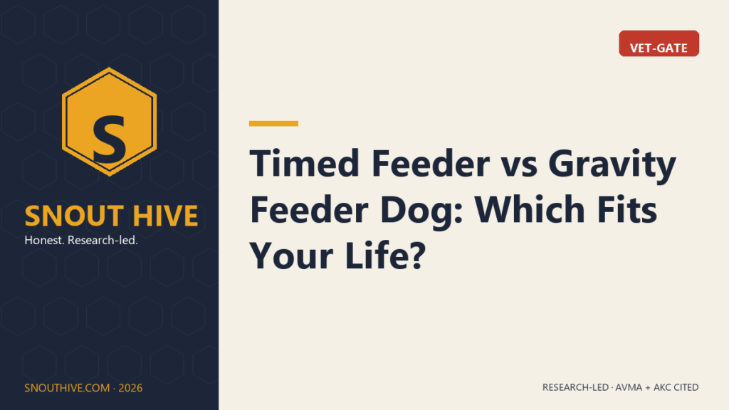 Timed Feeder vs Gravity Feeder Dog: Which Fits Your Life?