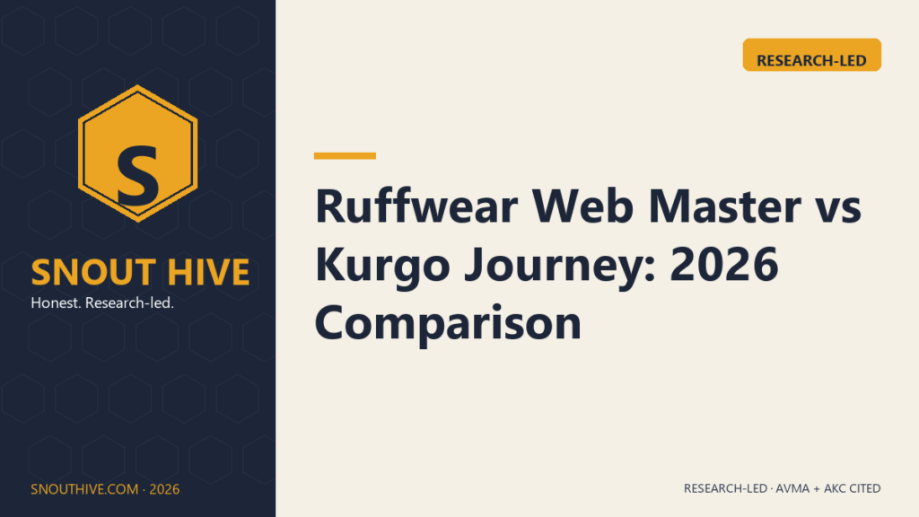 Ruffwear Web Master vs Kurgo Journey: 2026 Comparison