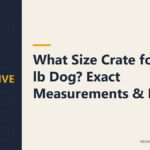 What Size Crate for 70 lb Dog? Exact Measurements & Picks